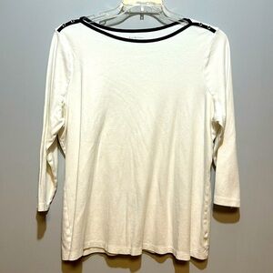 Kim Rogers women’s 3/4 sleeve top